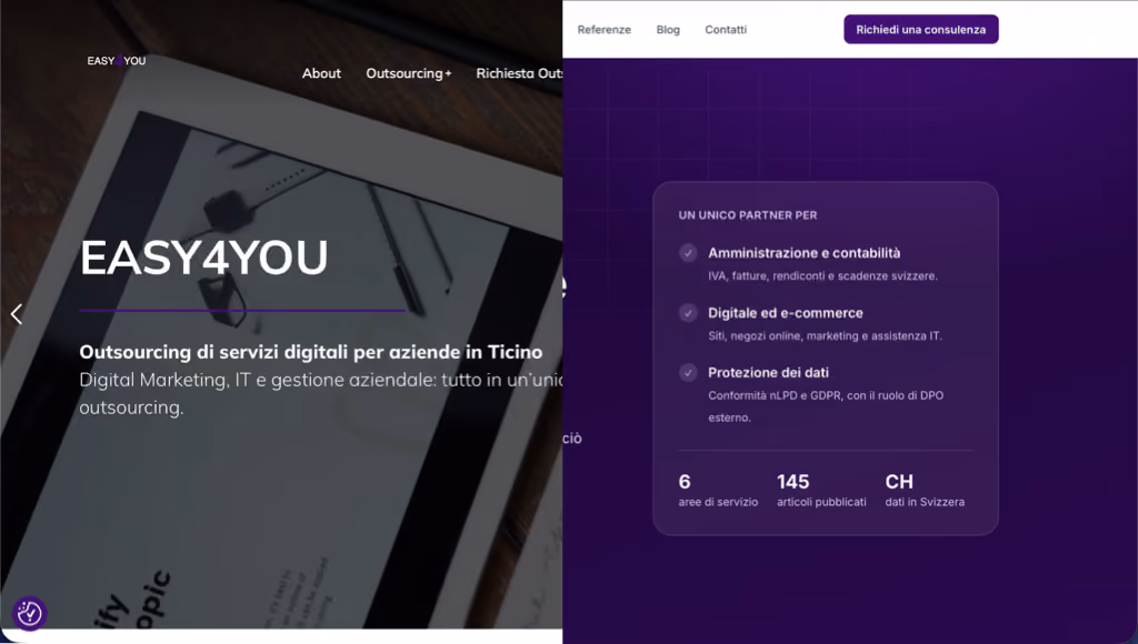 Nuovo sito Easy4You