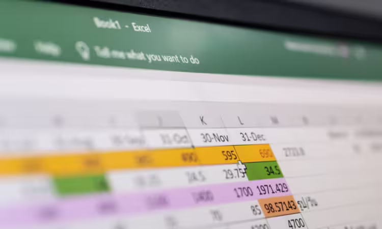 Titolare di una PMI che confronta un foglio Excel complicato con più fogli collegati a fianco di un'interfaccia applicativa più semplice