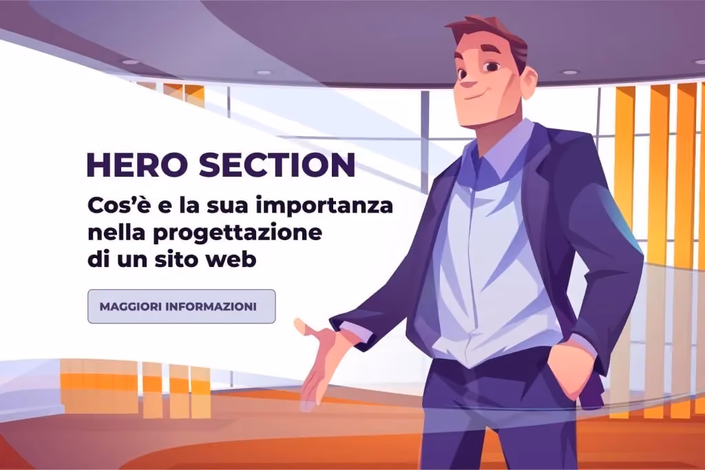 Homepage di un sito aziendale visualizzata su un monitor con un cronometro che segna pochi secondi